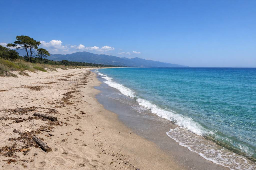 Plage de casabianda : plage sauvage et étendue sur la côte orientale de la corse