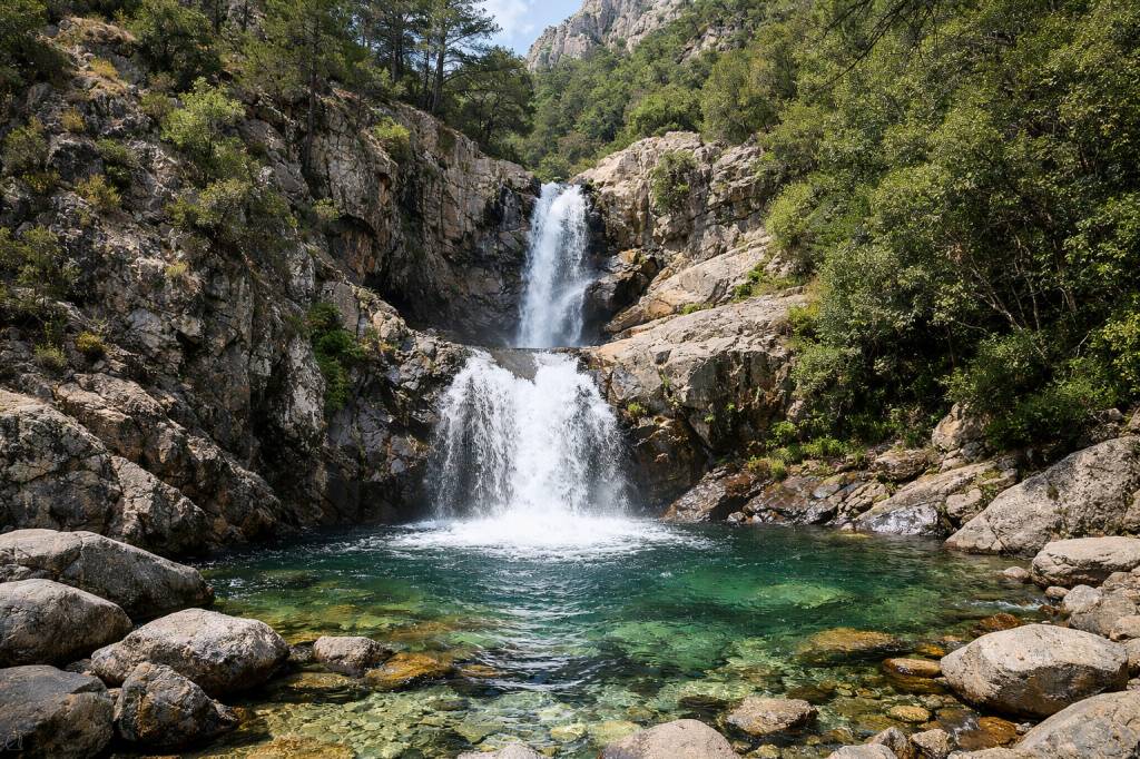 Cascade de la struccia : comment accéder à cette chute d’eau secrète de corse