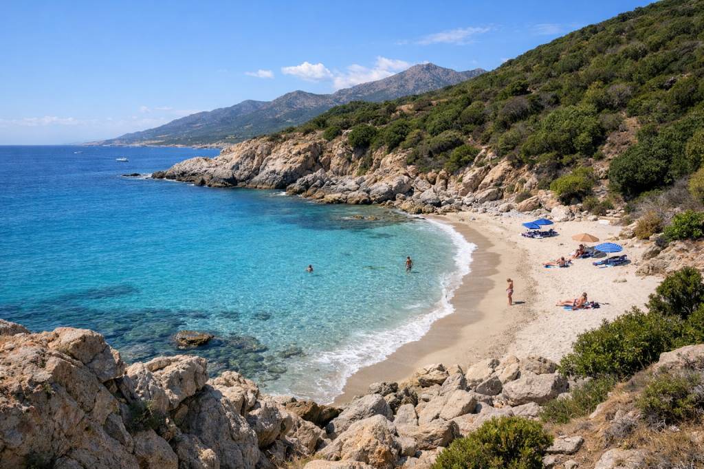Plage de puraja : plage encore secrète à découvrir en balagne