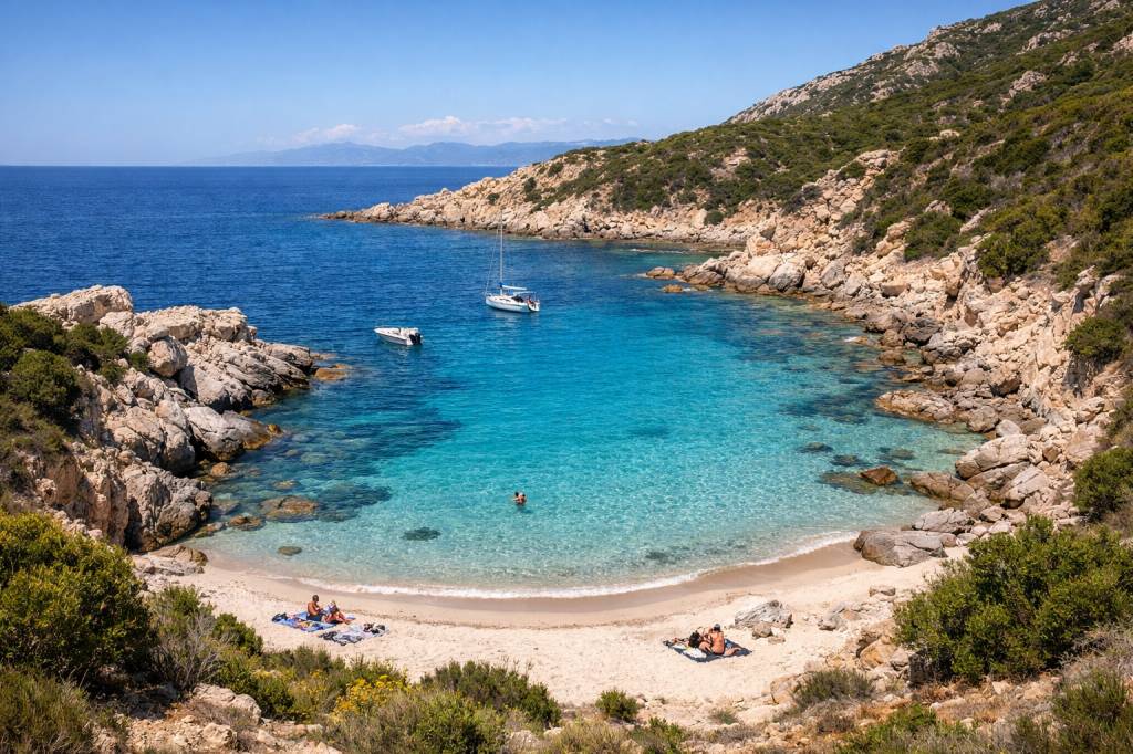 Plage de tivella : une crique discrète pour les amateurs de tranquillité