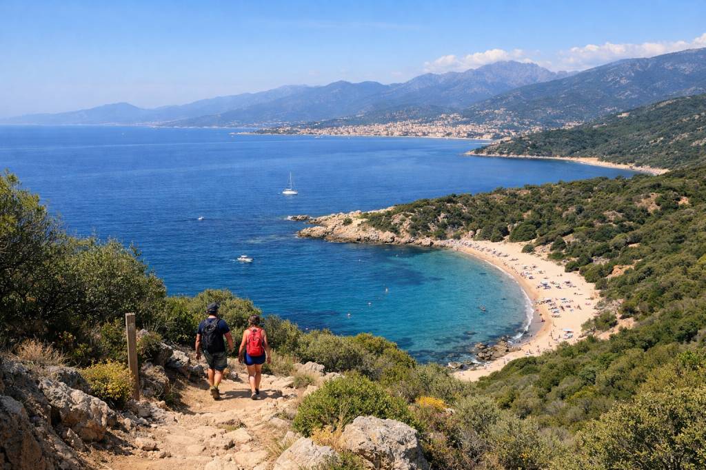 Capu laurosu : randonnée, plage et panorama sur le golfe du valinco