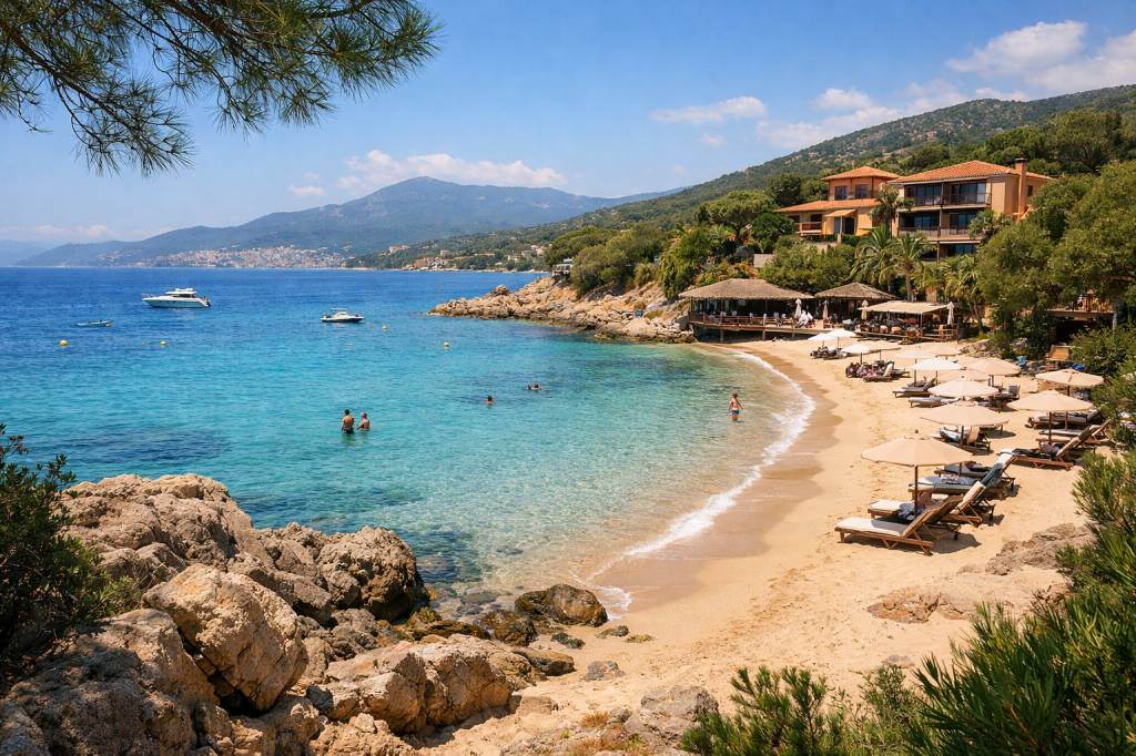 Plage de marinca : cadre intimiste et hôtels de charme en corse du sud