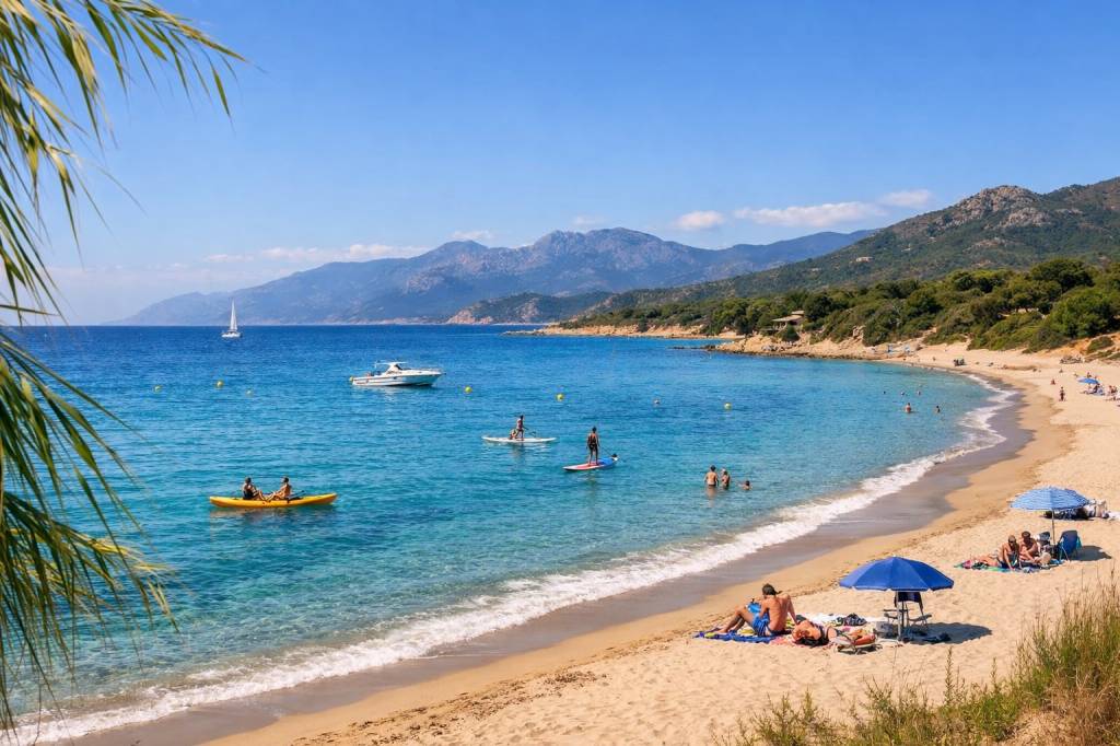 Plage de campitellu : mer, nature et activités nautiques au sud de la corse